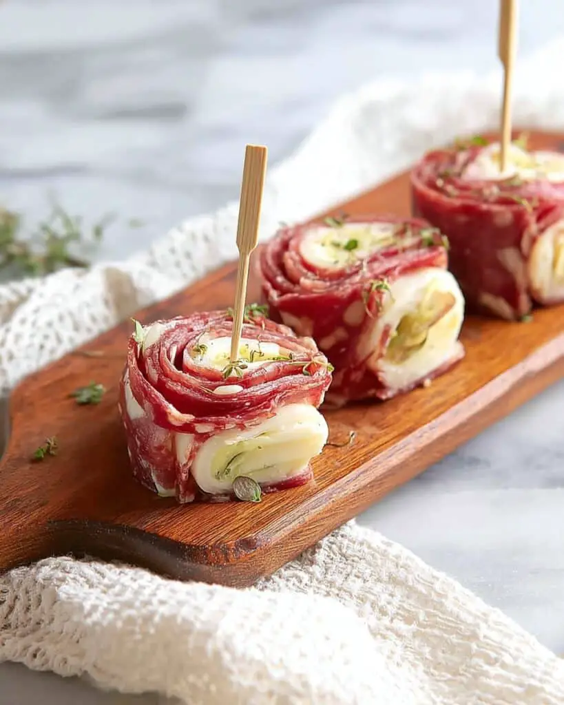 Salami Pinwheels Recipe