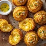 Cheesy Garlic Cruffins Recipe