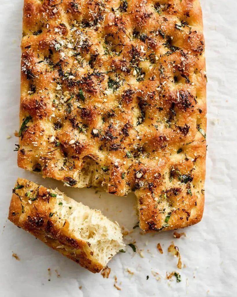 Garlic Herb Focaccia Recipe