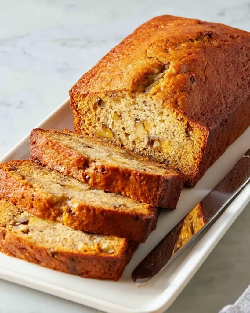 Moist and Tender Banana Bread Recipe