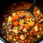Hearty Slow Cooker Beef and Barley Soup Recipe
