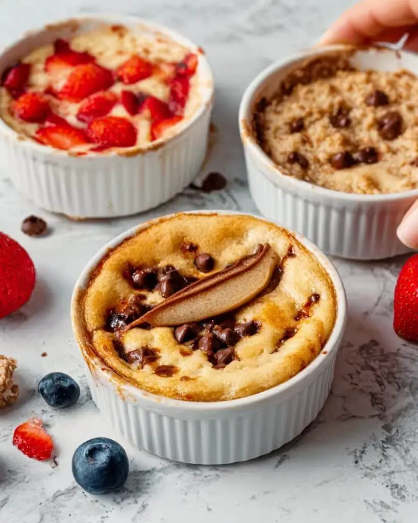 Baked Protein Pancake Bowls Recipe