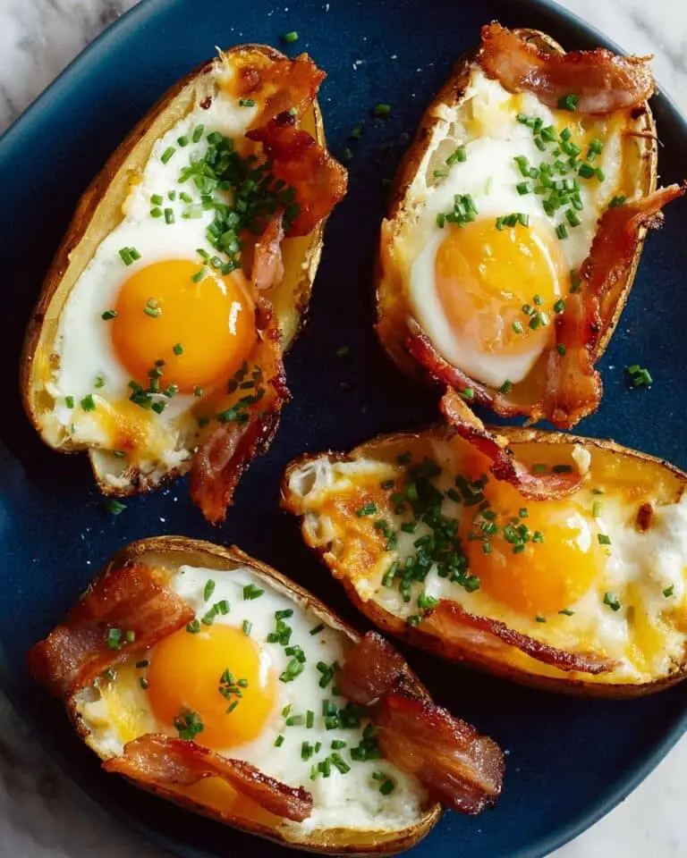 Twice Baked Loaded Breakfast Potatoes Recipe
