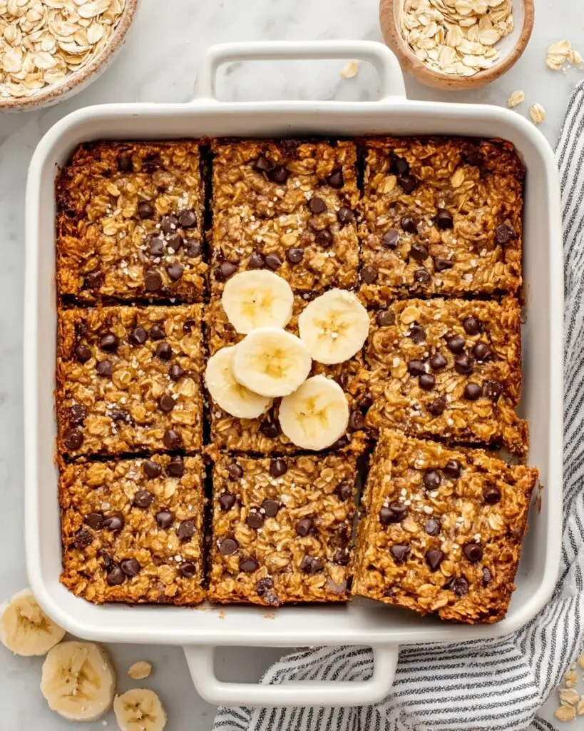 Creamy Banana Bread Baked Oats Recipe