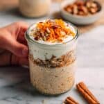 Creamy Carrot Cake Overnight Oats Recipe