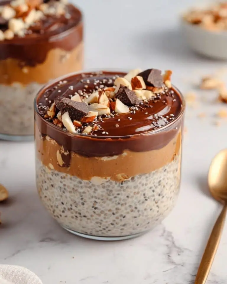 Snickers Overnight Oats (Vegan) Recipe