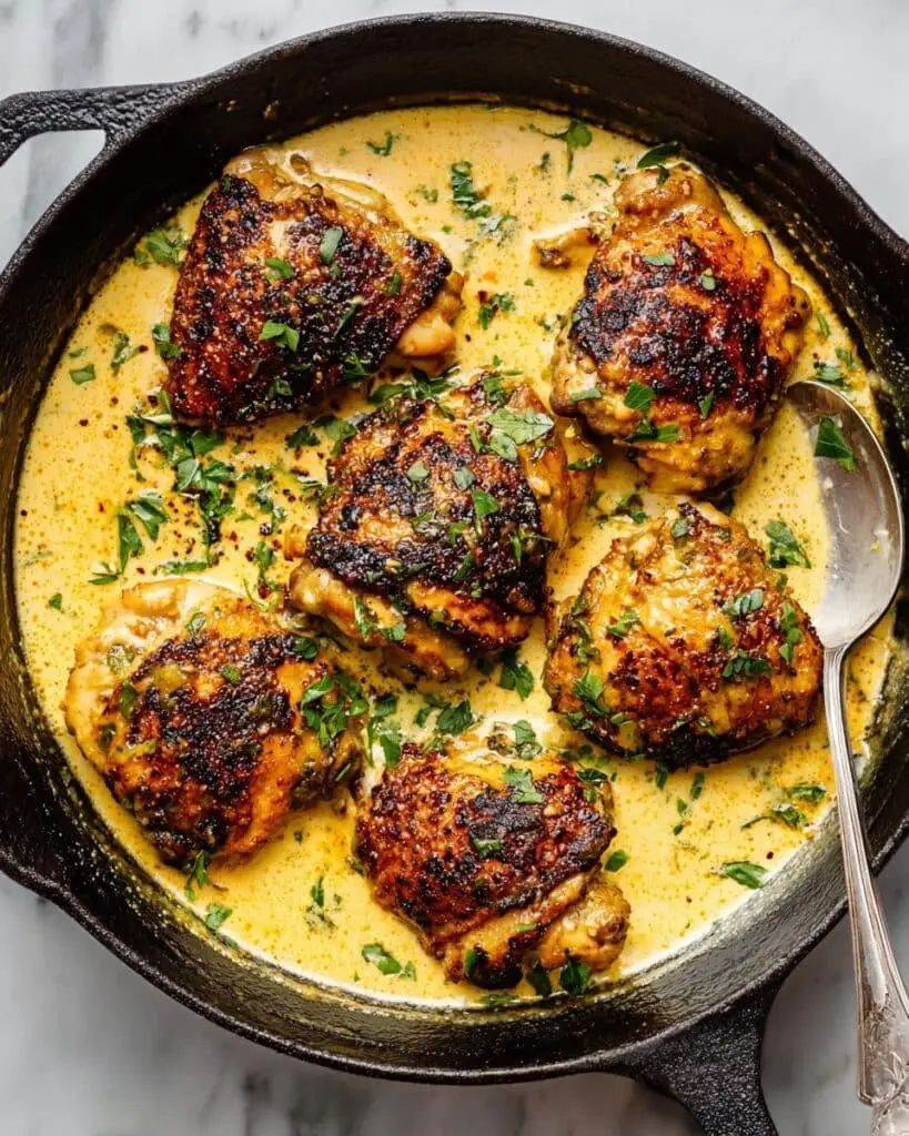 Perfect Skillet Chicken Thighs Recipe