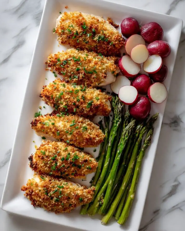 Parmesan-Crusted Chicken Sheet Pan Dinner Recipe