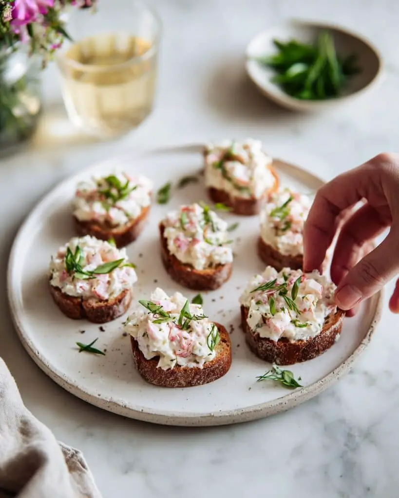 Spanish Ham and Cheese Crostini Recipe