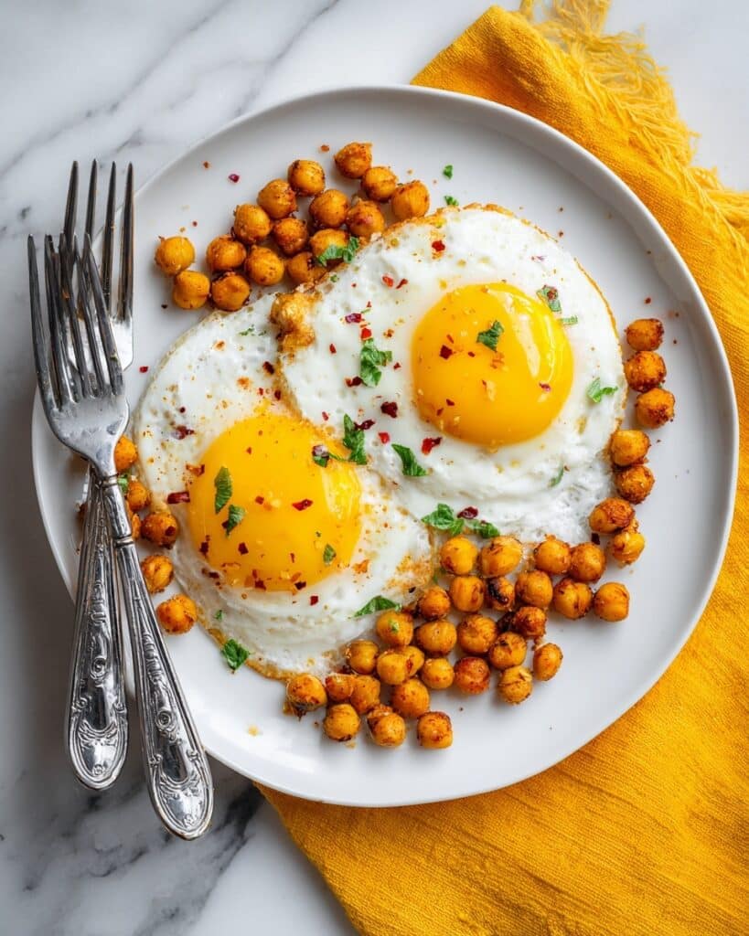 Chickpea Fried Eggs: A Nutritious and Flavorful Breakfast Recipe