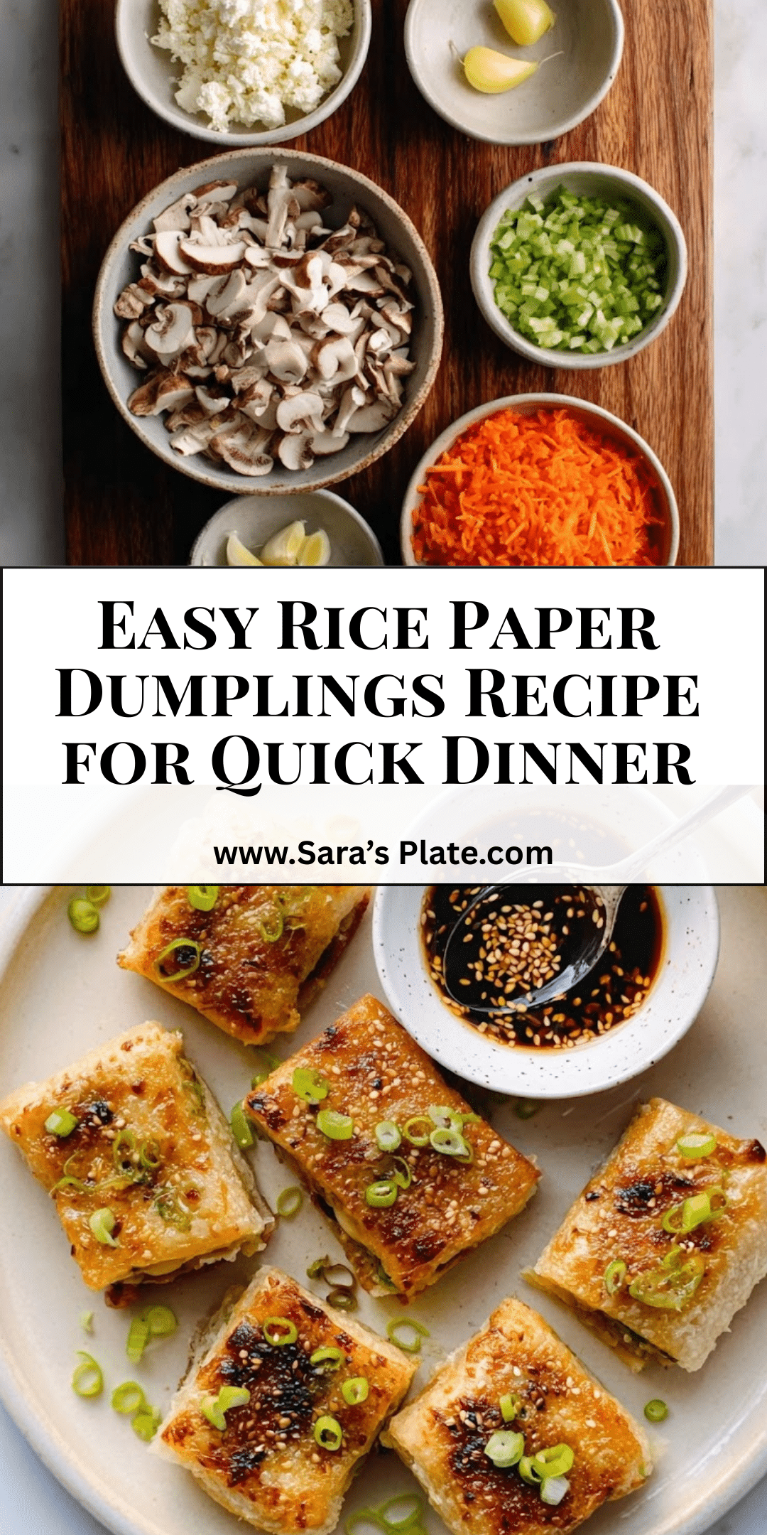 Crispy Rice Paper Dumplings with Vegetables | Delicious & Easy