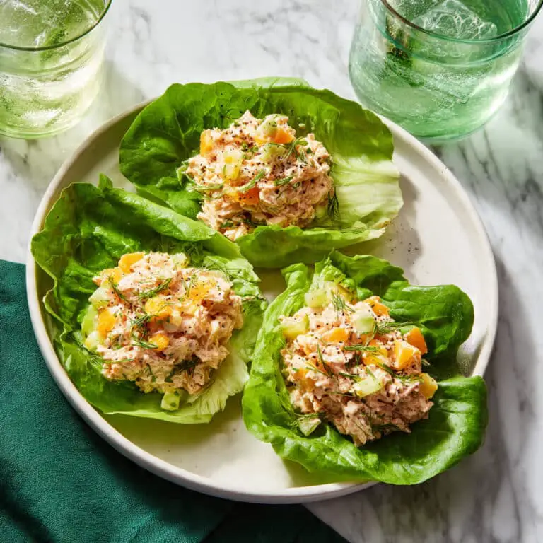 Tuna Salad Lettuce Cups Recipe