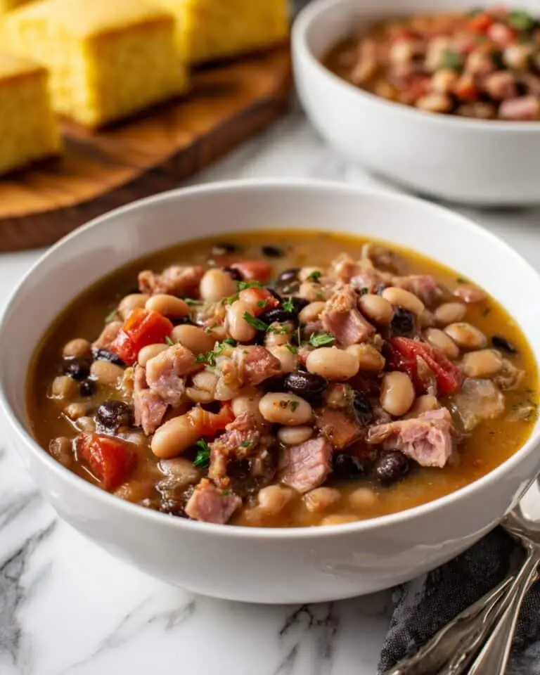 Slow Cooker Ham and Bean Soup Recipe
