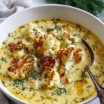 Creamy Roasted Cauliflower Soup Recipe