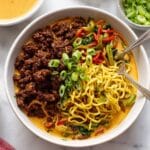 Caramelized Beef and Peanut Noodles Recipe
