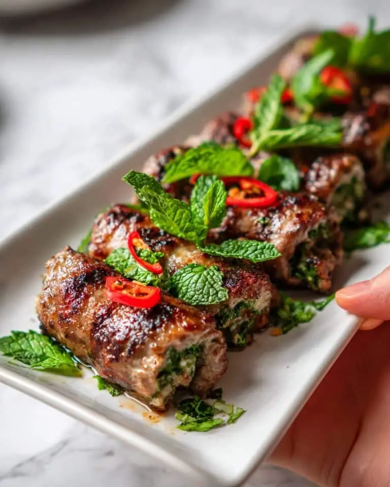 Thai Basil Beef Rolls Recipe