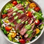 Grilled Flank Steak Salad with Feta and Balsamic Dressing Recipe