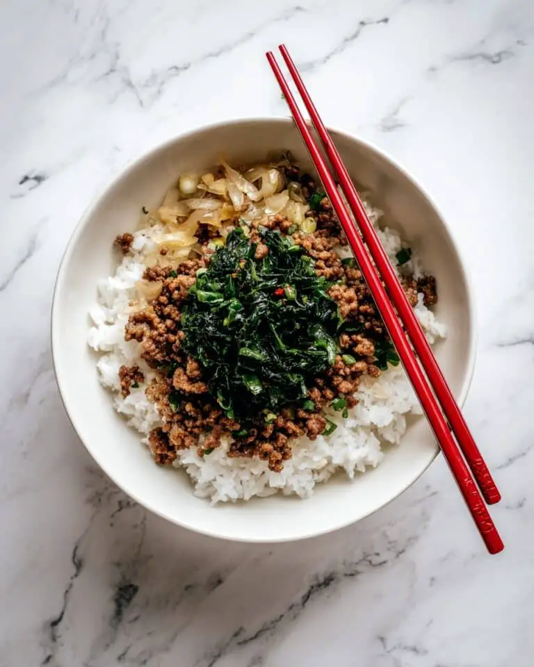 Beef Donburi with Shiso Garlic Soy Sauce Recipe