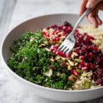 Cranberry Kale Quinoa Salad Recipe