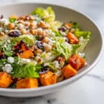 Fall Harvest Salad with Crispy Cornmeal Chicken, Apples, and Gorgonzola Recipe