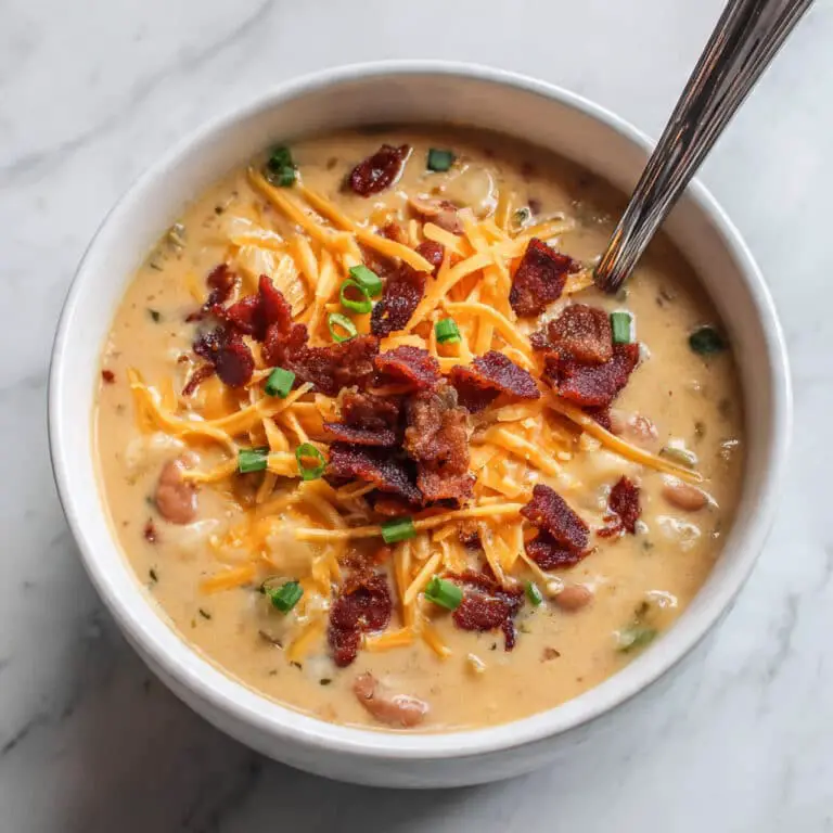 Beef & Smoked Cheddar Potato Soup Recipe