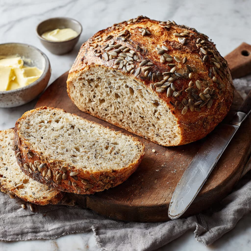 Seeded Honey Oat Bread Recipe