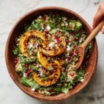 Delicata Squash Salad with Tahini Dressing Recipe