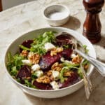 Roasted Beetroot Salad with Feta and Walnuts Recipe