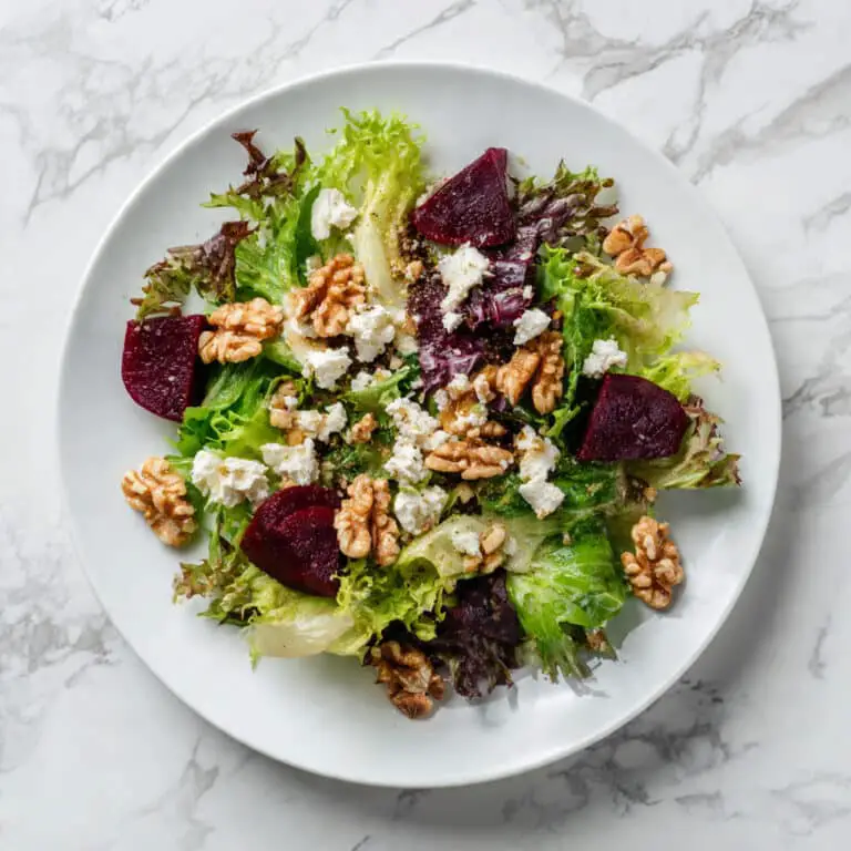 Roasted Beet Salad with Walnuts and Goat Cheese Recipe