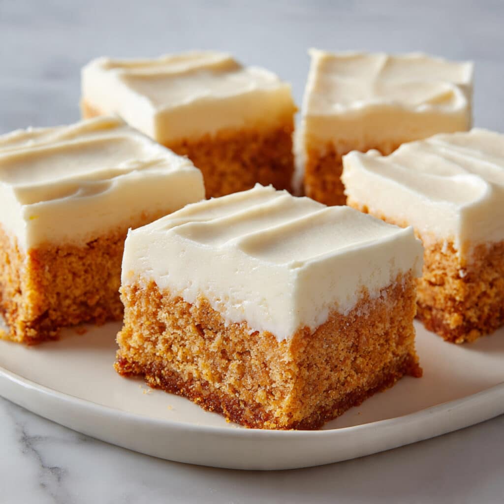 Pumpkin Bars with Cream Cheese Frosting Recipe