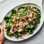 Warm Spinach and Mushroom Salad Recipe