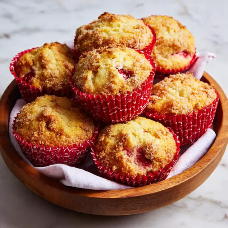 Strawberry Rhubarb Muffins Recipe