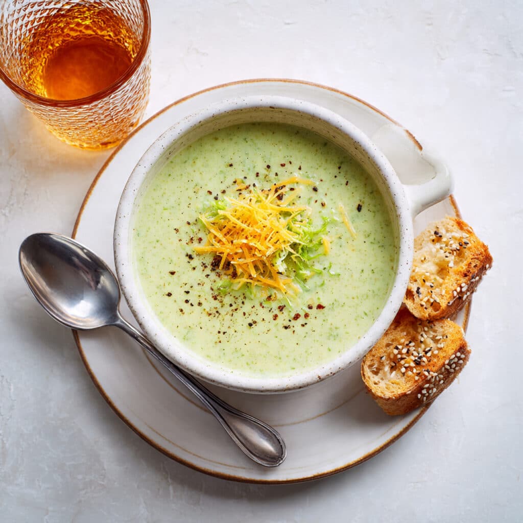 Easy Broccoli Cheddar Soup Recipe