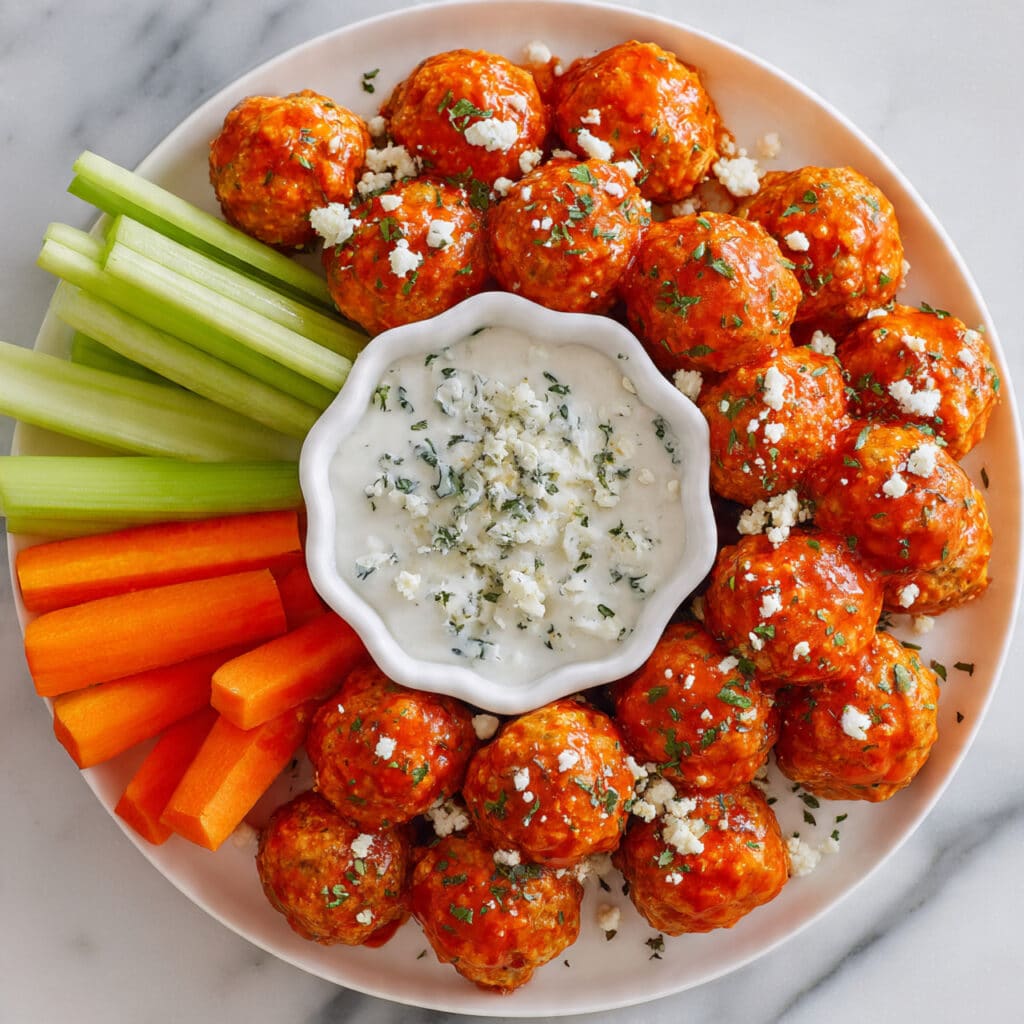 Buffalo Chicken Meatballs Recipe
