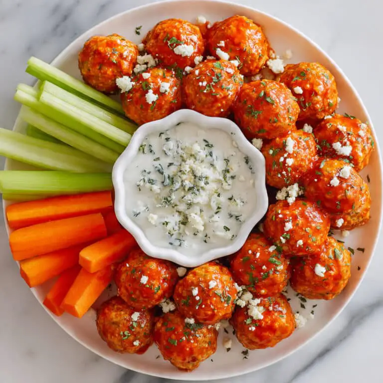 Buffalo Chicken Meatballs Recipe