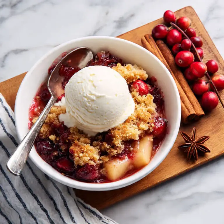 Spiced Cranberry Cobbler Recipe