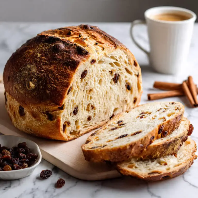 Cinnamon Raisin Swirl Artisan Bread Recipe