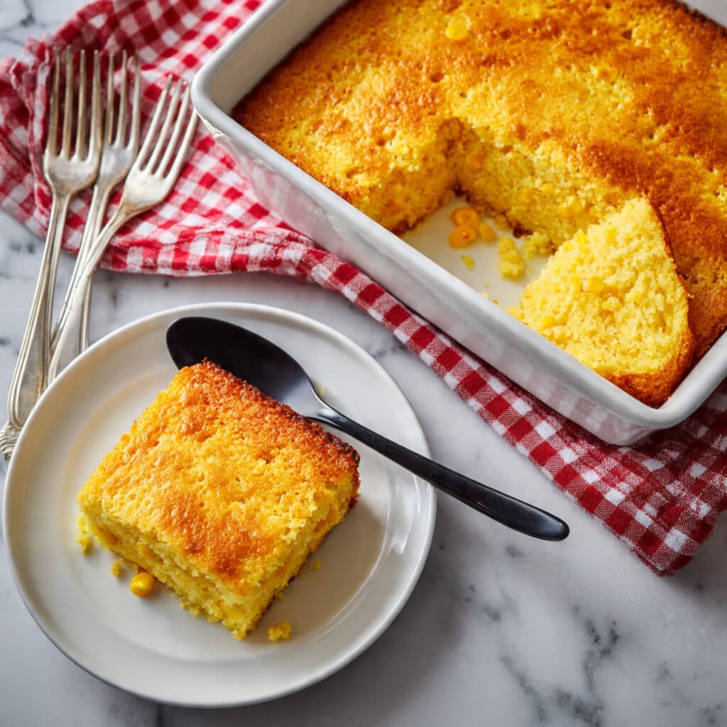 Jiffy Corn Pudding (6 Ingredients) Recipe