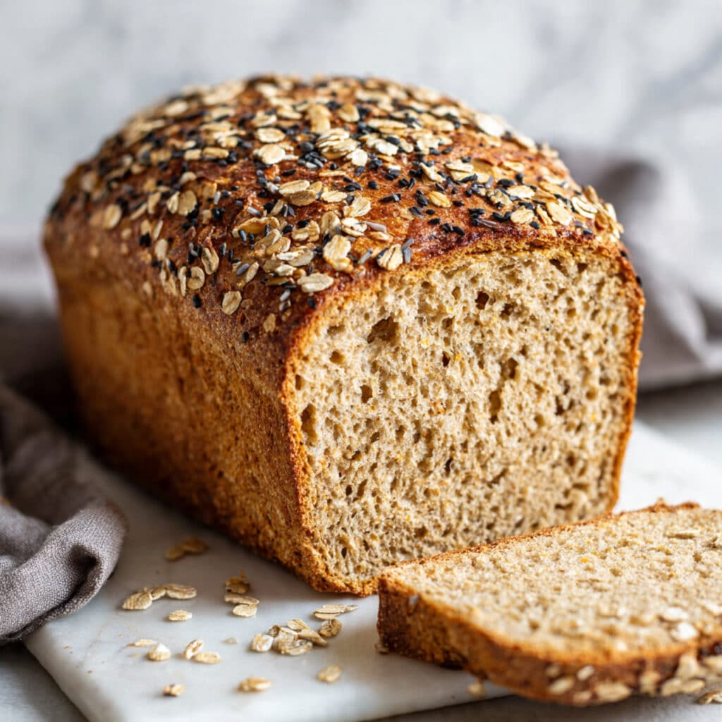 Healthy Soft Seedy Whole Wheat Bread Recipe