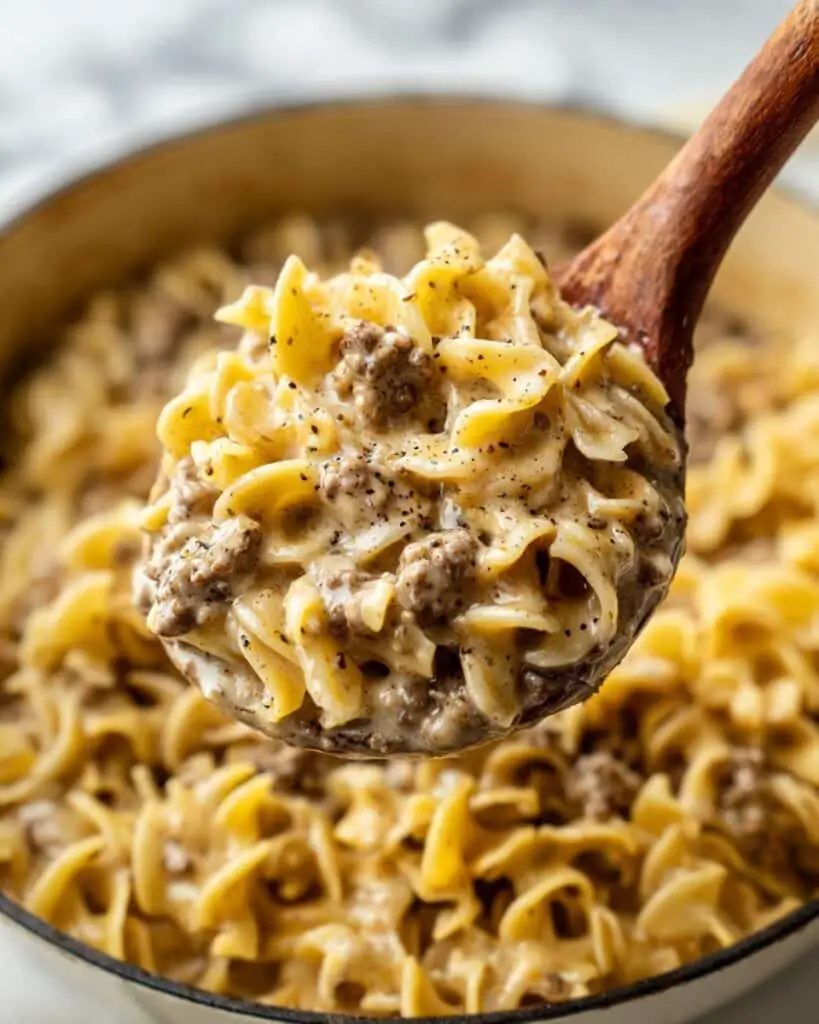 Ground Beef Stroganoff Recipe