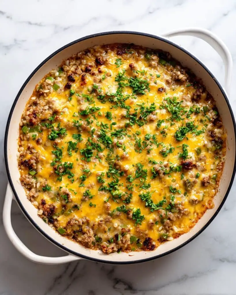 Ground Beef & Broccoli Casserole Recipe