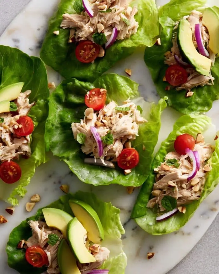 Buffalo Chicken Lettuce Boats Recipe