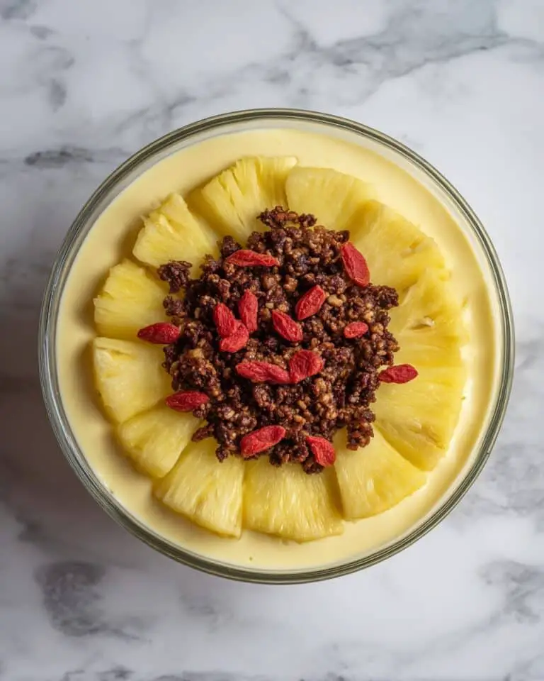 Creamy Barley Breakfast Smoothie Bowl with Fruits and Yogurt Recipe
