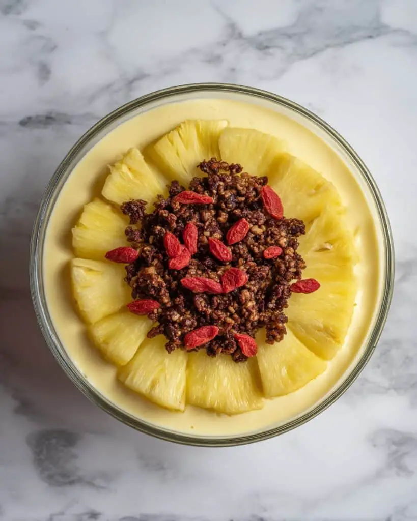 Creamy Barley Breakfast Smoothie Bowl with Fruits and Yogurt Recipe