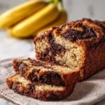 Nutella Swirled Banana Bread Recipe