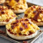 Easy English Muffin Breakfast Pizzas Recipe