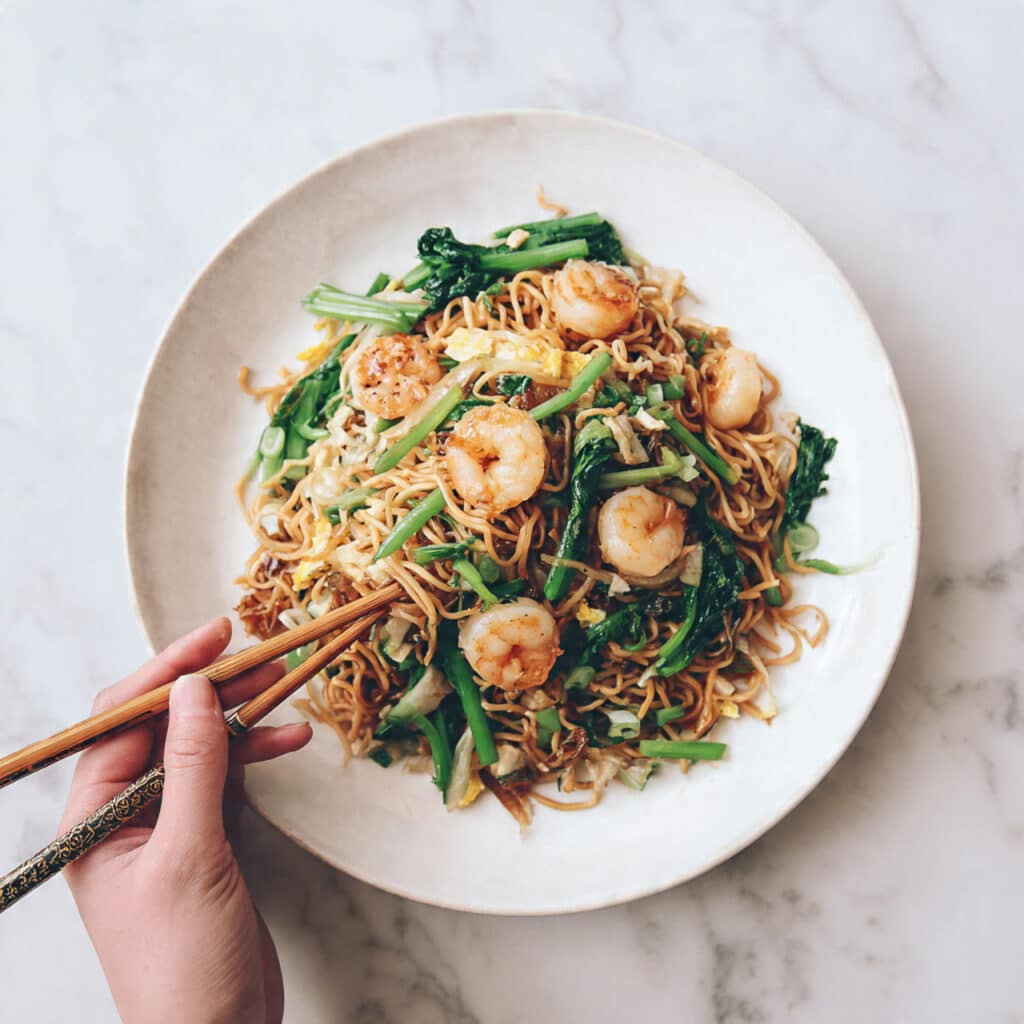 Clean-Out-the-Fridge Veggie Chow Mein (Soy Sauce King Style) Recipe