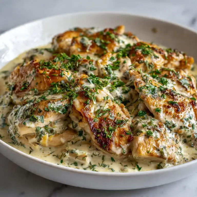 Turkish Chicken with Creamy White Sauce Recipe