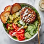 Mediterranean Burger Bowl Recipe