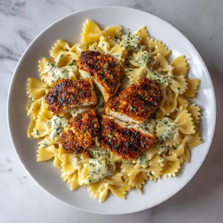 Garlic Butter Chicken with Bowtie Pasta Recipe